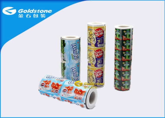 Película fácil del carrete de la tapa de la cáscara para cuatro/ocho tazas del papel/VM-PET/material de aluminio