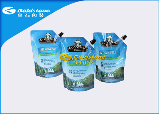 La comida recargable reutilizable se levanta la bolsa con reciclable biodegradable del canalón