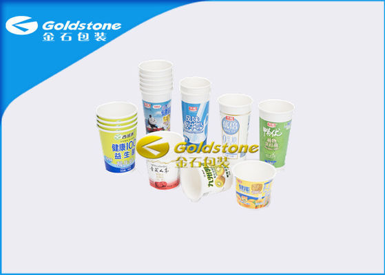 Tazas plásticas del yogur de la diversa especificación para la leche/los postres/el helado frescos