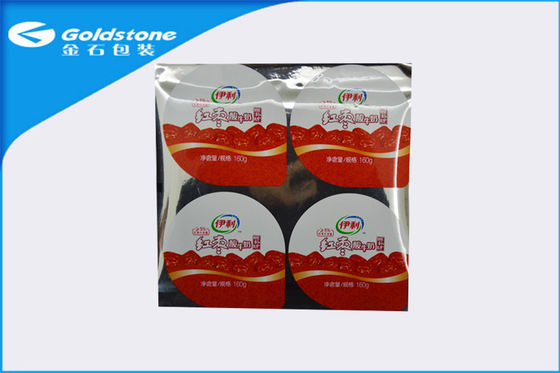 Película libre de gérmenes de Lidding de la taza del yogur de Rollstock con la impresión delicada hermética
