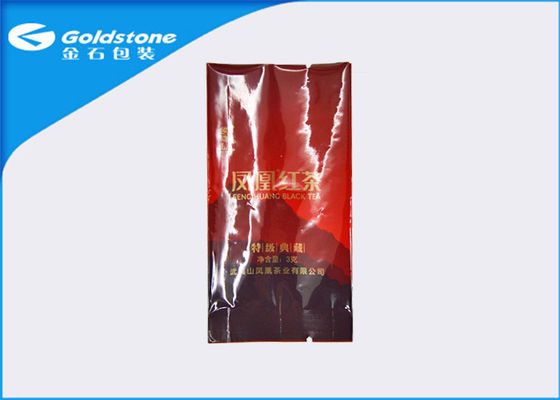 Bolsita de bolsita de té negro de aluminio de incisión fácil de rasgar 3 gramos o 6 gramos
