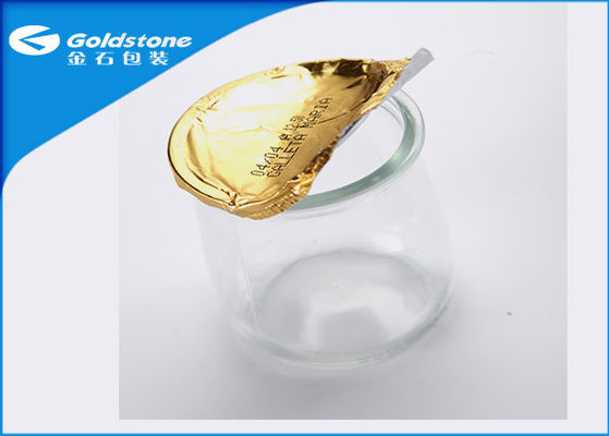 Hoja de aluminio grabada en relieve aduana de Peelable Lidding para los envases de cristal