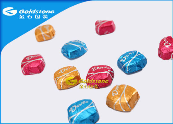 Papel de papel de aluminio del papel de embalaje del chocolate de la categoría alimenticia para la bola del caramelo/del chocolate
